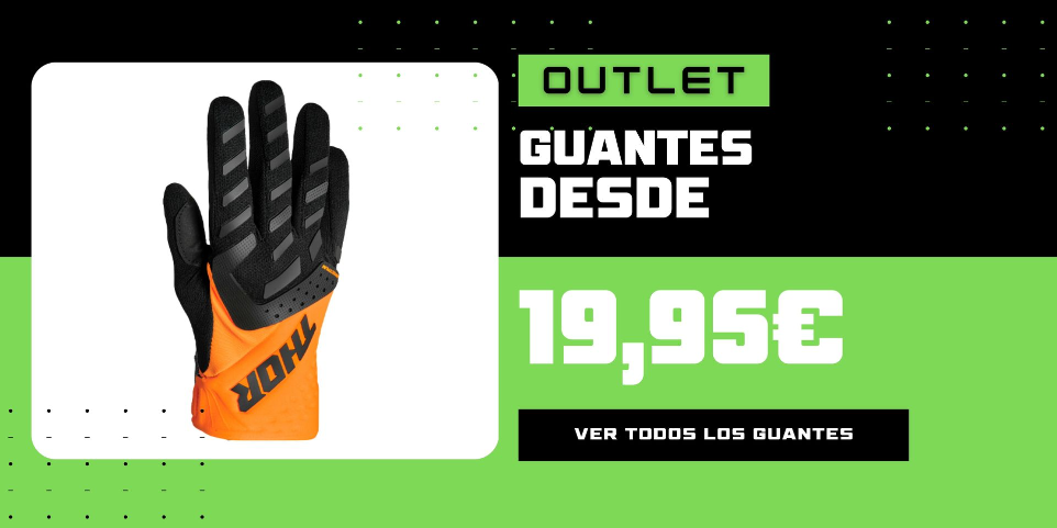 Outlet en guantes moto desde 19,95€