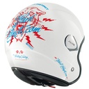 Casco SHARK HERITAGE TAWNY WRB blanco