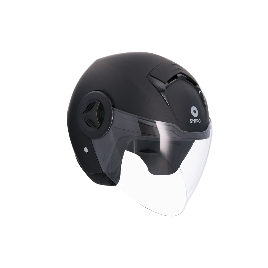 Casco SHIRO ATENAS MONOCOLOR grafito mate
