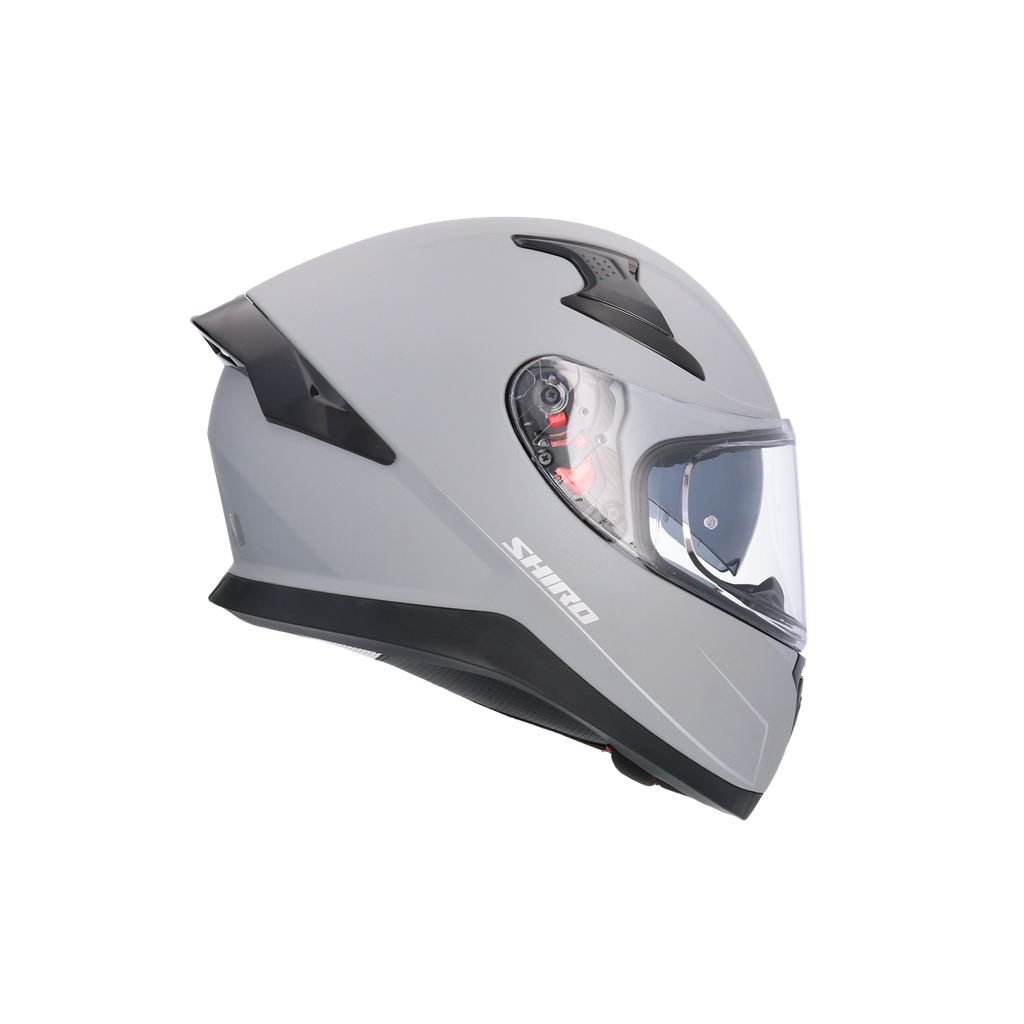 Casco Shiro Katana Solid Gris Mate