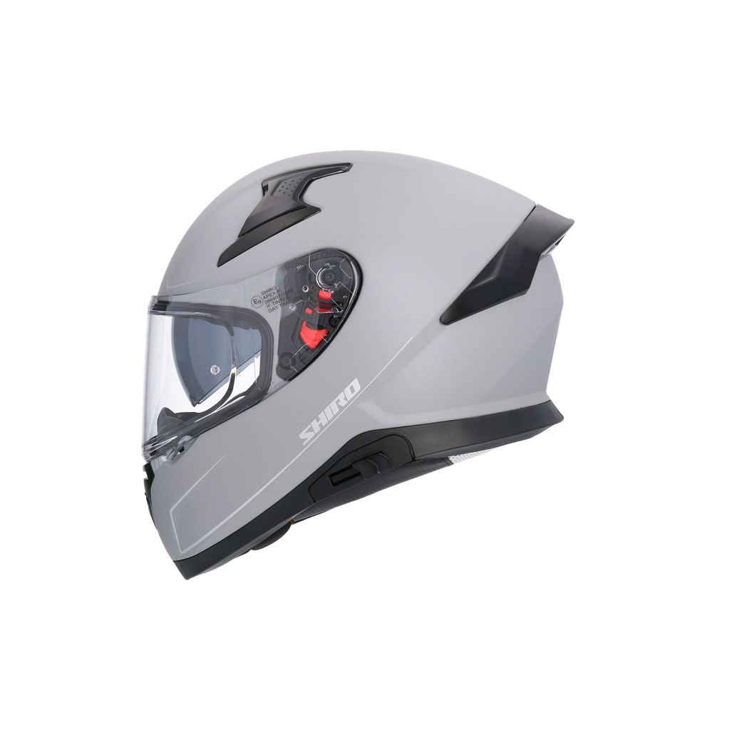 Casco Shiro Katana Solid Gris Mate