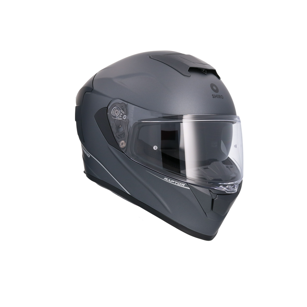 Casco integral SHIRO RAPTOR Titanium Mate