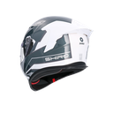 Casco integral SHIRO RAPTOR ULTIMATE Blanco Azul