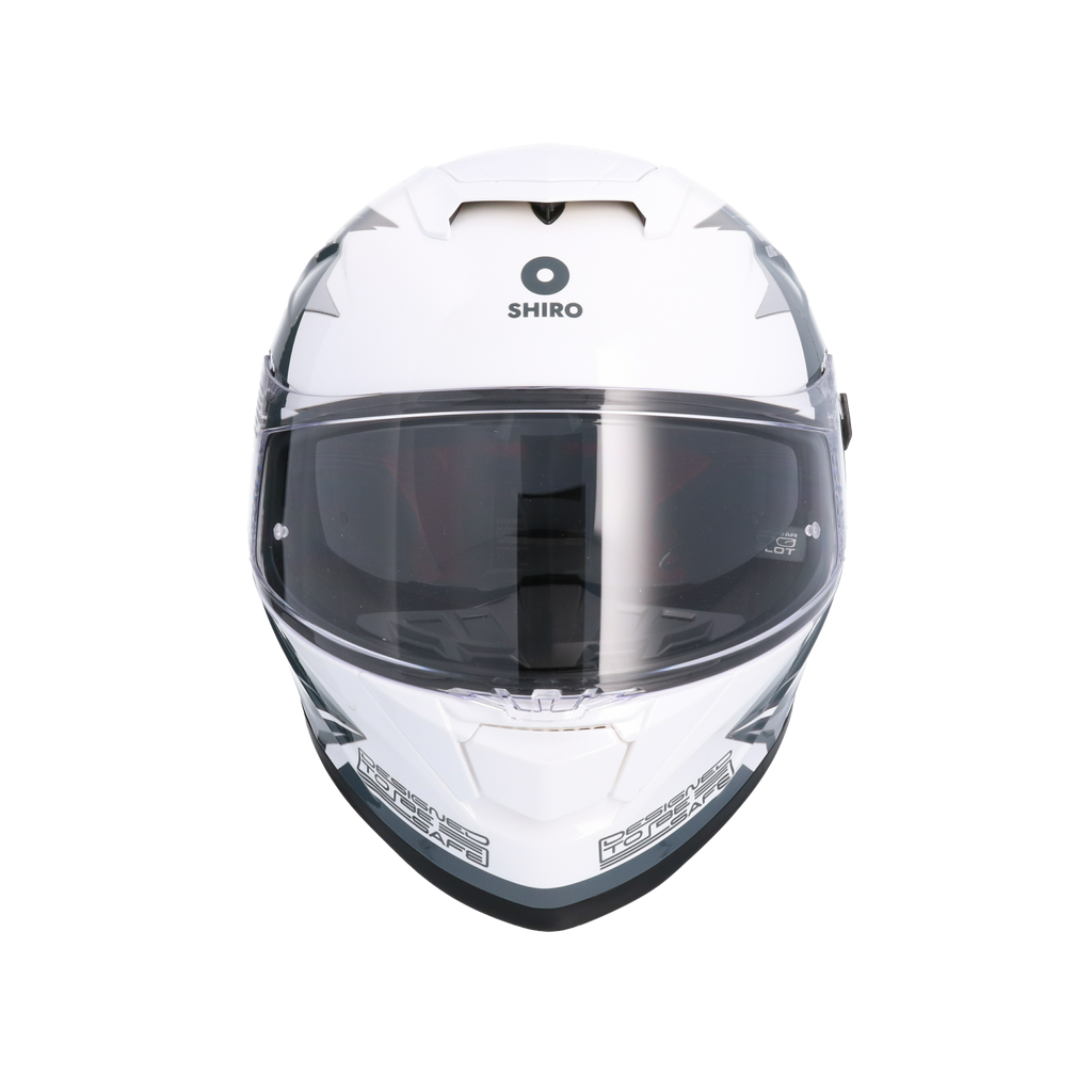 Casco integral SHIRO RAPTOR ULTIMATE Blanco Azul