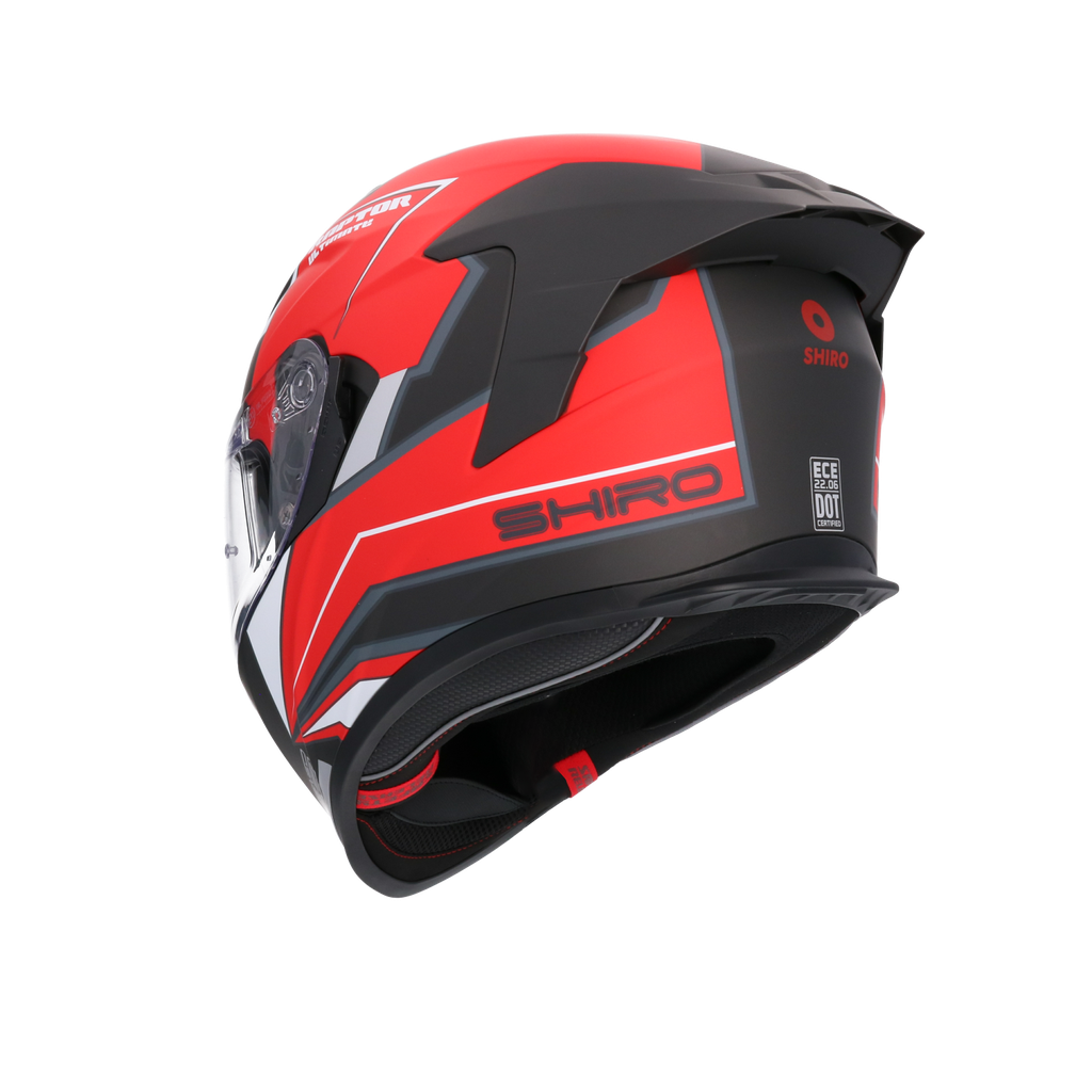 Casco integral SHIRO RAPTOR ULTIMATE Rojo Mate