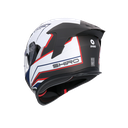 Casco integral SHIRO RAPTOR ULTIMATE Negro Mate Blanco