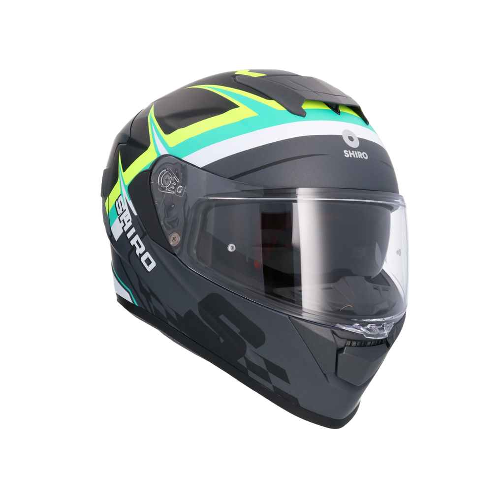 Casco integral SHIRO RAPTOR PEGASUS Negro Mate