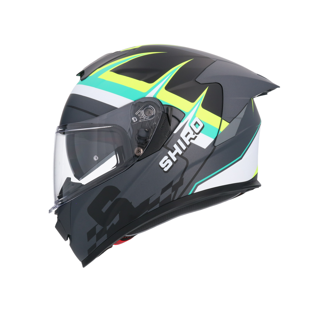 Casco integral SHIRO RAPTOR PEGASUS Negro Mate