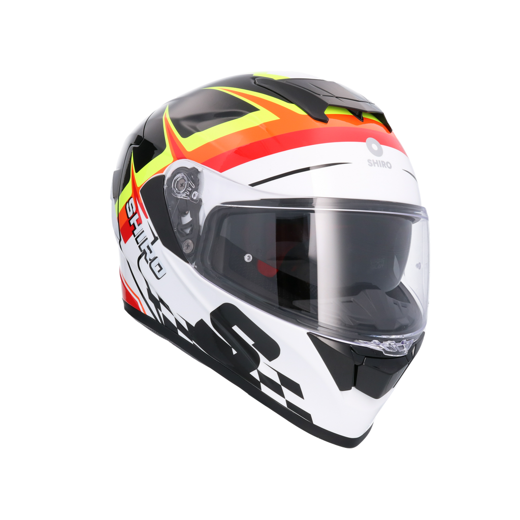 Casco integral SHIRO RAPTOR PEGASUS Blanco Perla