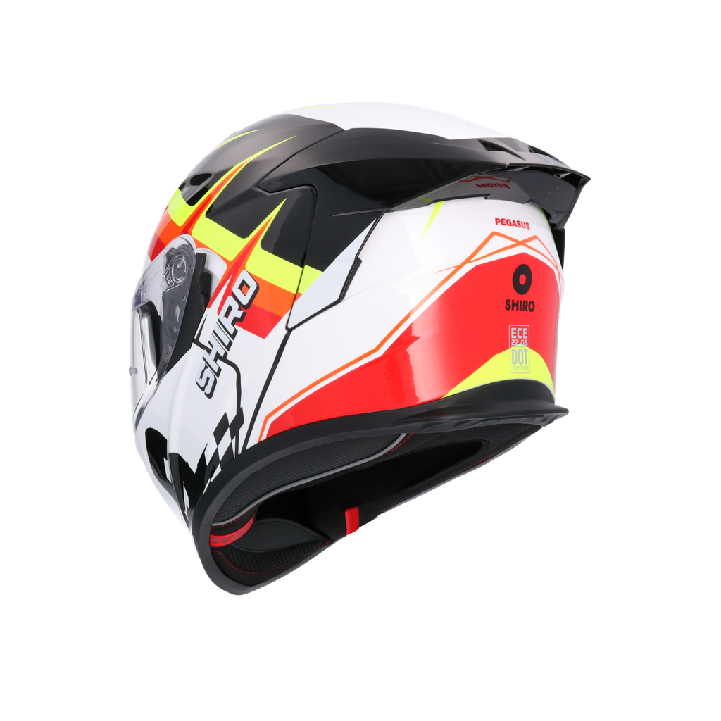 Casco integral SHIRO RAPTOR PEGASUS Blanco Perla