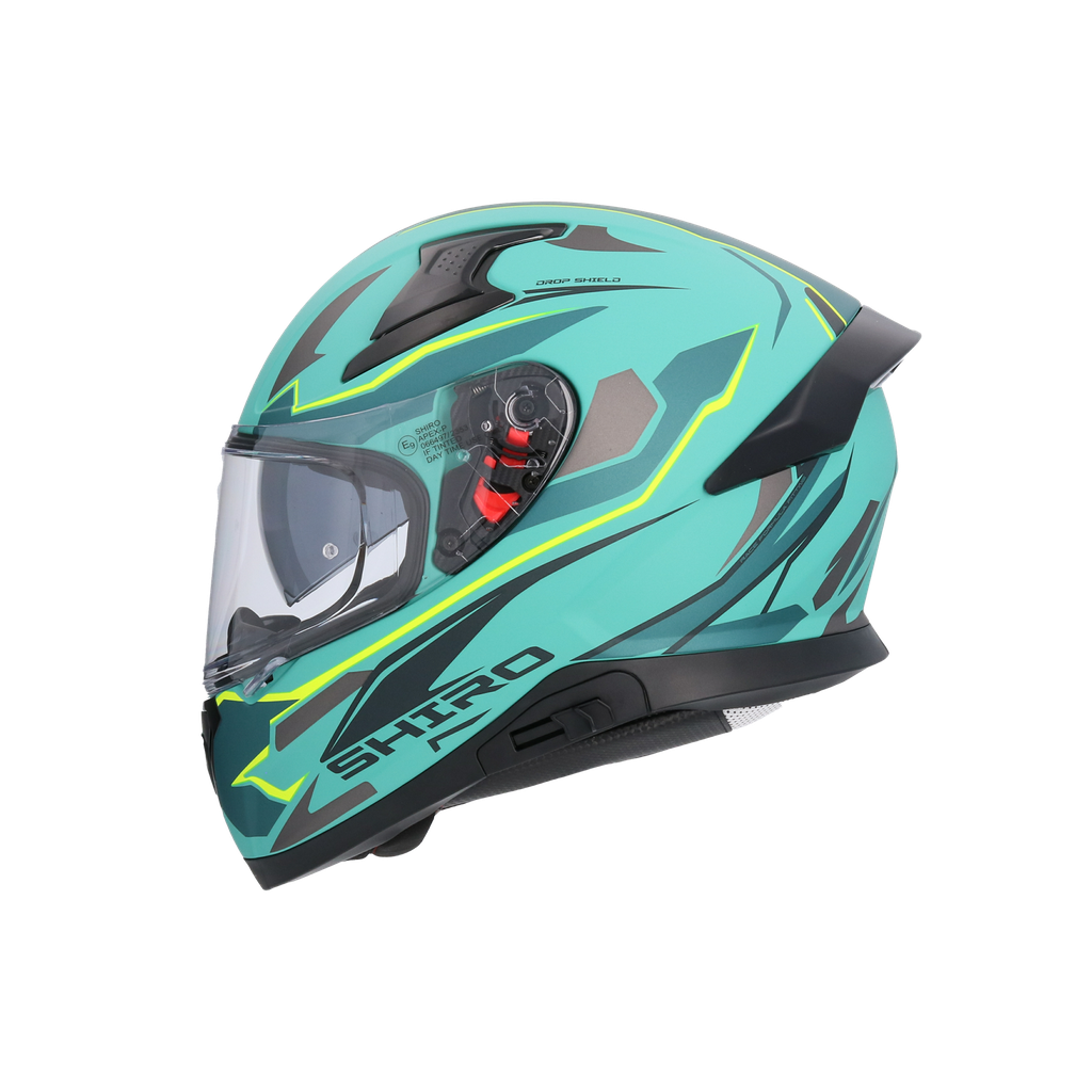 Casco Shiro Katana Sharp Verde Mate