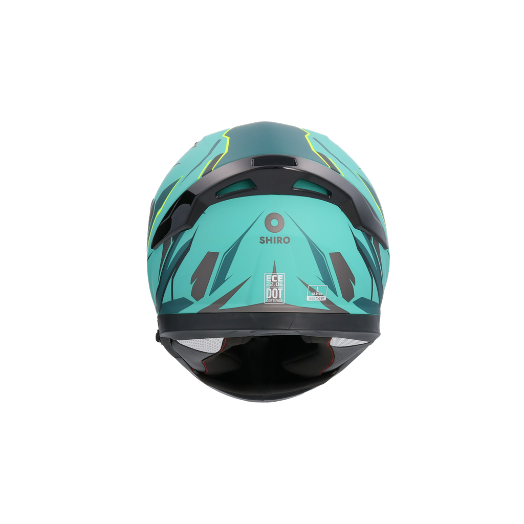 Casco Shiro Katana Sharp Verde Mate