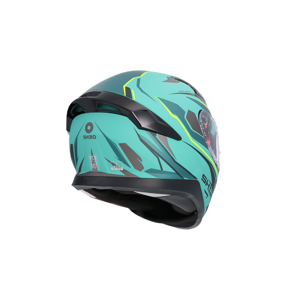 Casco Shiro Katana Sharp Verde Mate