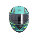 Casco Shiro Katana Sharp Verde Mate