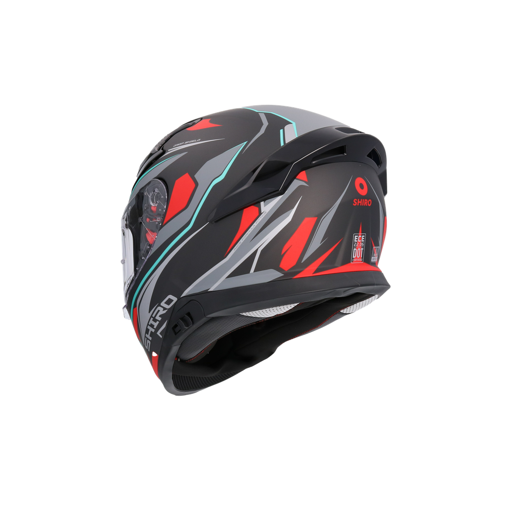 Casco Shiro Katana Sharp Gris Mate