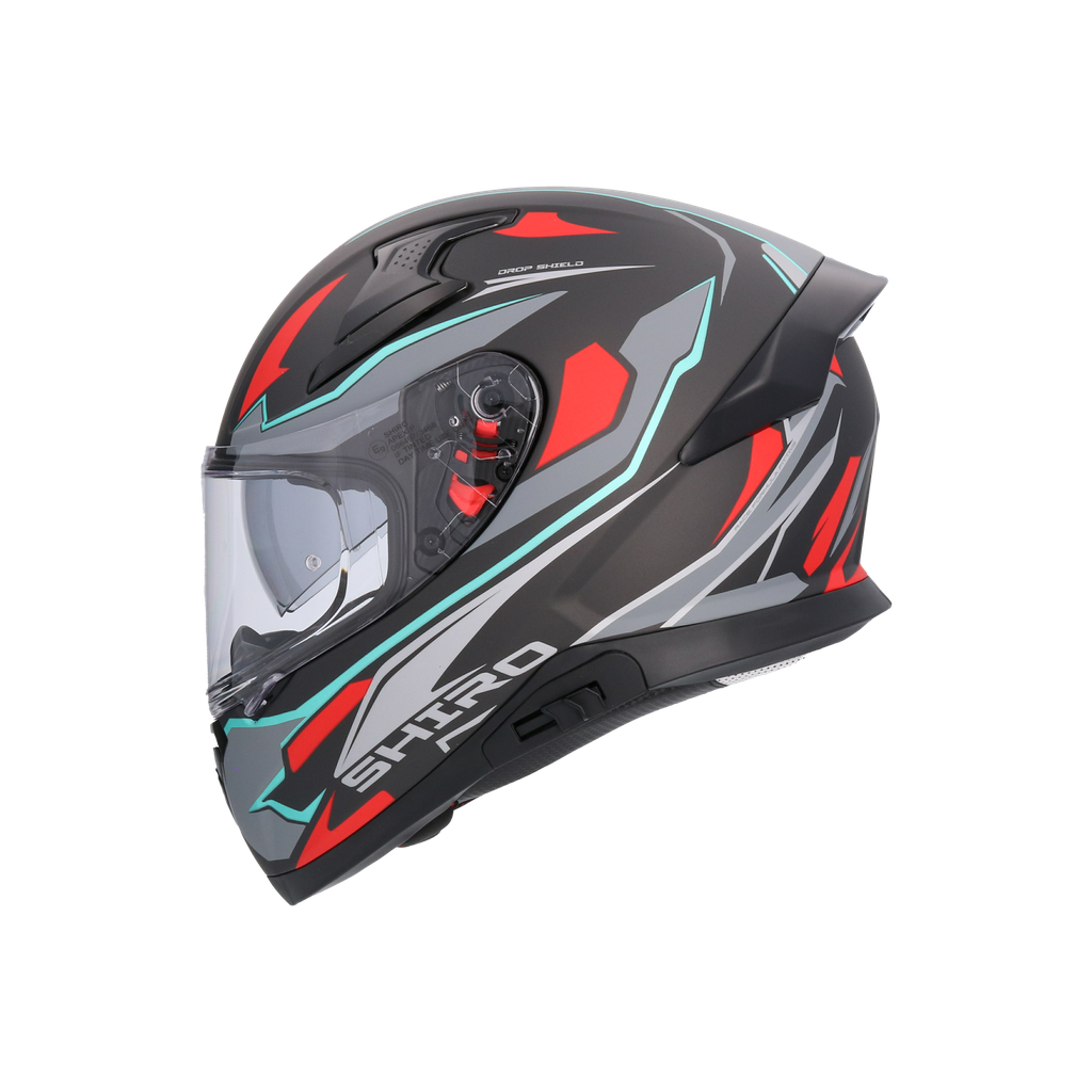 Casco Shiro Katana Sharp Gris Mate