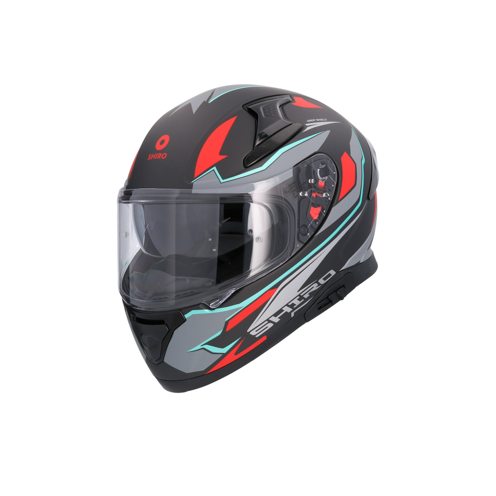 Casco Shiro Katana Sharp Gris Mate