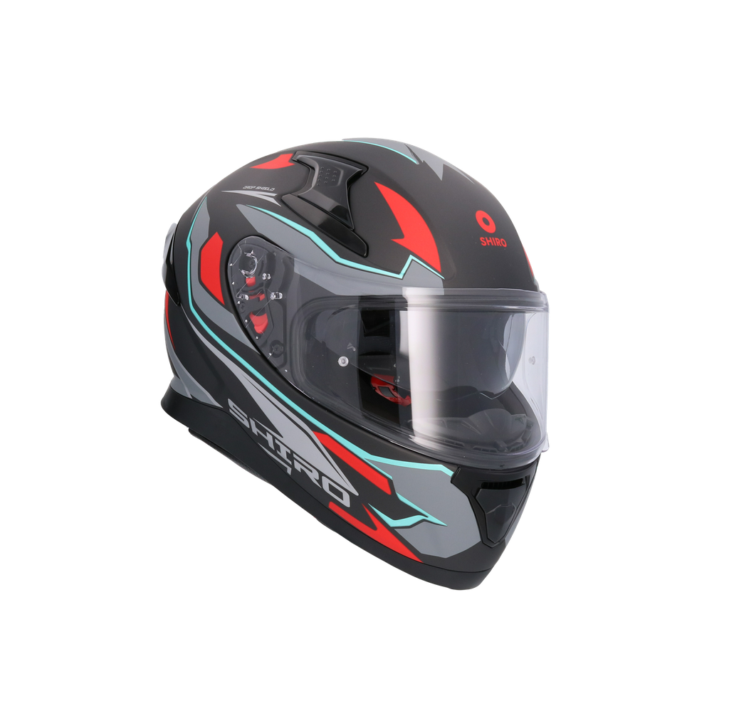 Casco Shiro Katana Sharp Gris Mate