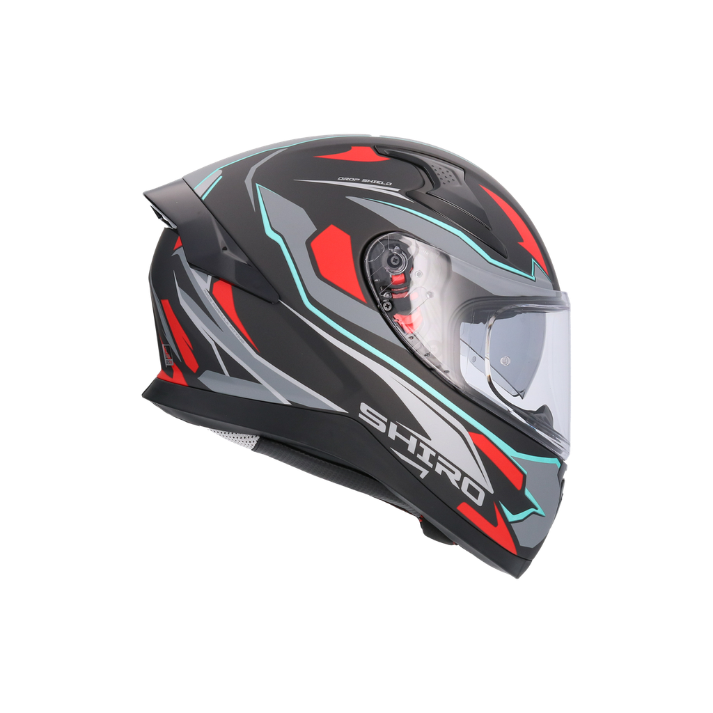 Casco Shiro Katana Sharp Gris Mate