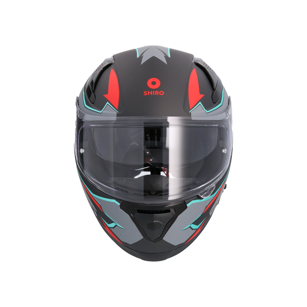 Casco Shiro Katana Sharp Gris Mate