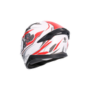 Casco Shiro Katana Sharp Blanco Rojo