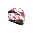 Casco Shiro Katana Sharp Blanco Rojo