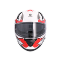 Casco Shiro Katana Sharp Blanco Rojo