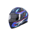 Casco Shiro Katana Sharp Azul Mate