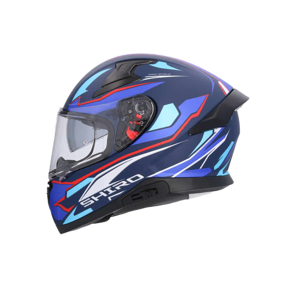 Casco Shiro Katana Sharp Azul Mate