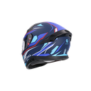 Casco Shiro Katana Sharp Azul Mate