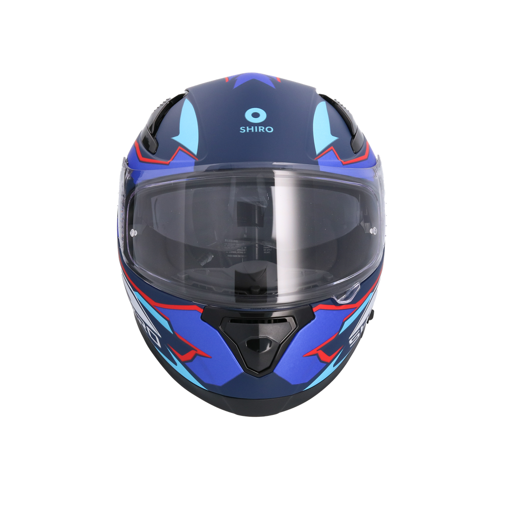 Casco Shiro Katana Sharp Azul Mate