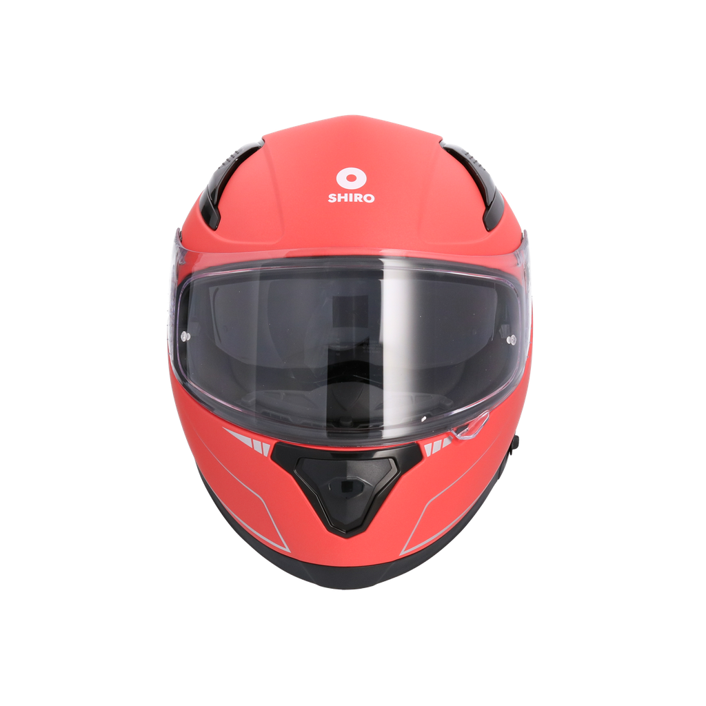 Casco Shiro Katana Solid Rojo Mate