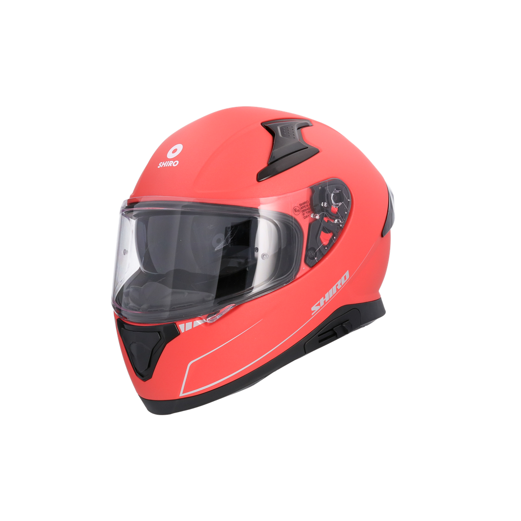 Casco Shiro Katana Solid Rojo Mate