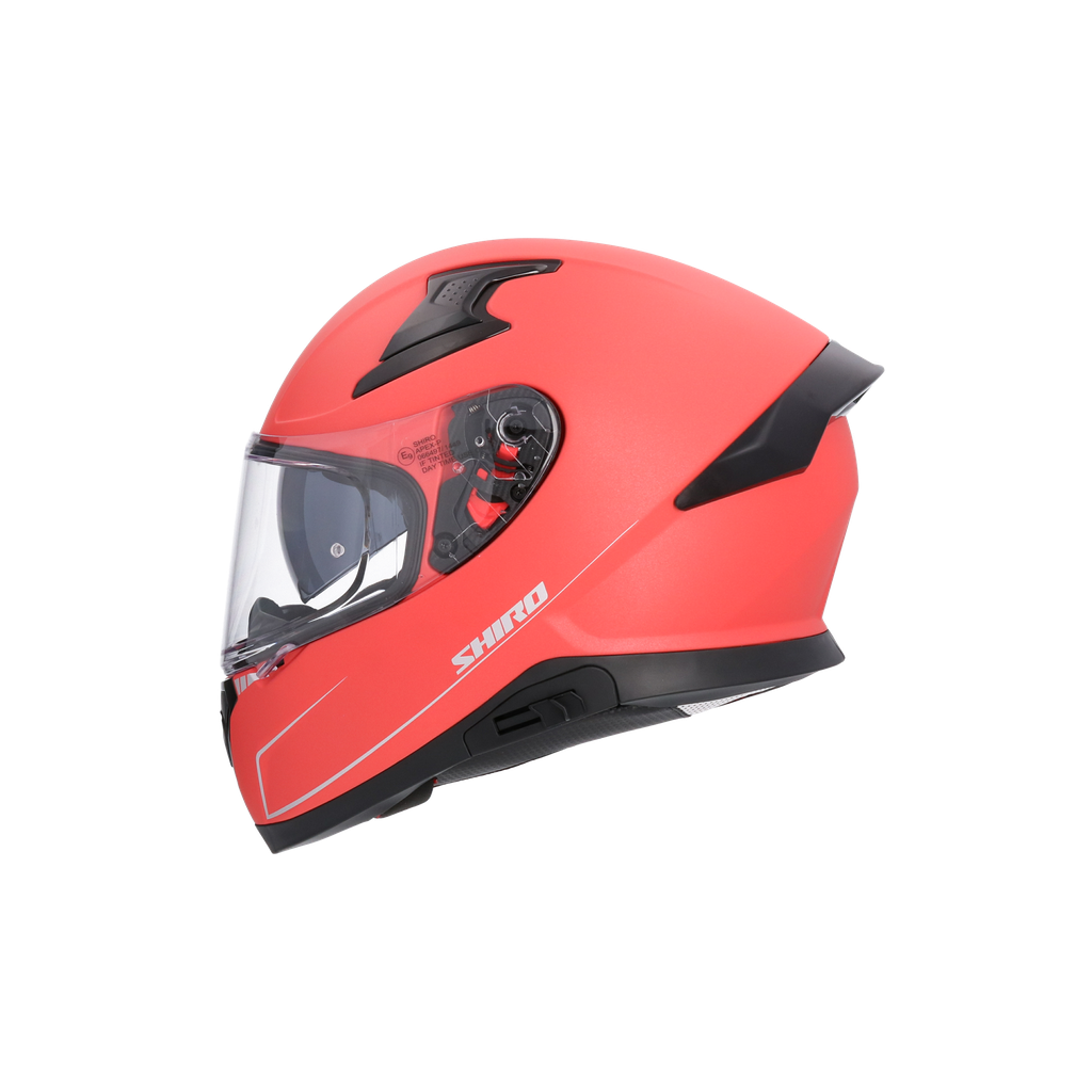 Casco Shiro Katana Solid Rojo Mate