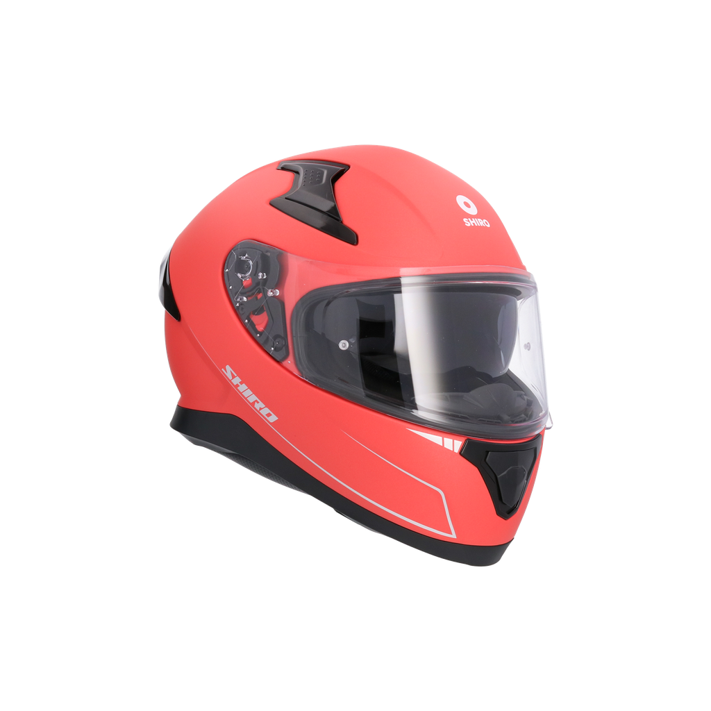 Casco Shiro Katana Solid Rojo Mate