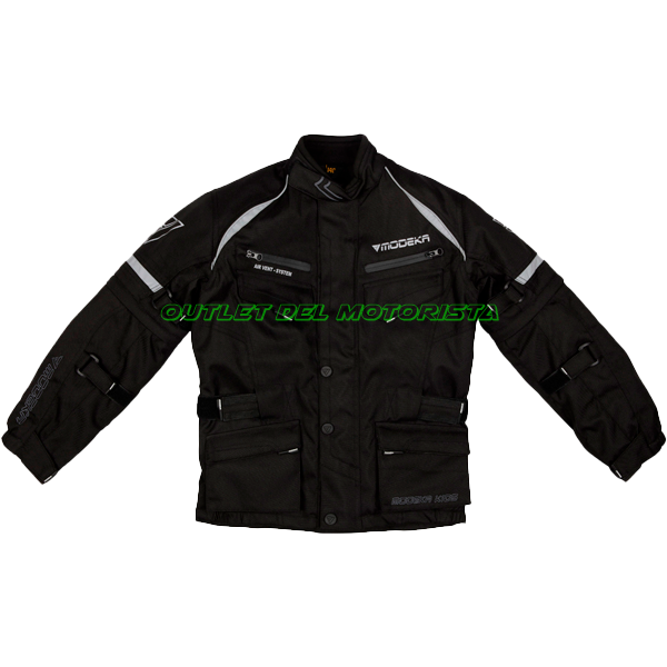 Chaqueta Modeka Tourex II Kids negro