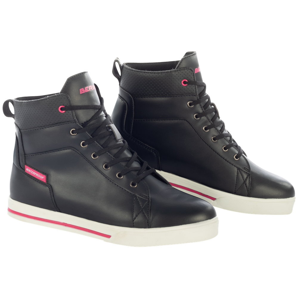 Bota Bering Lady Indy negro fucsia