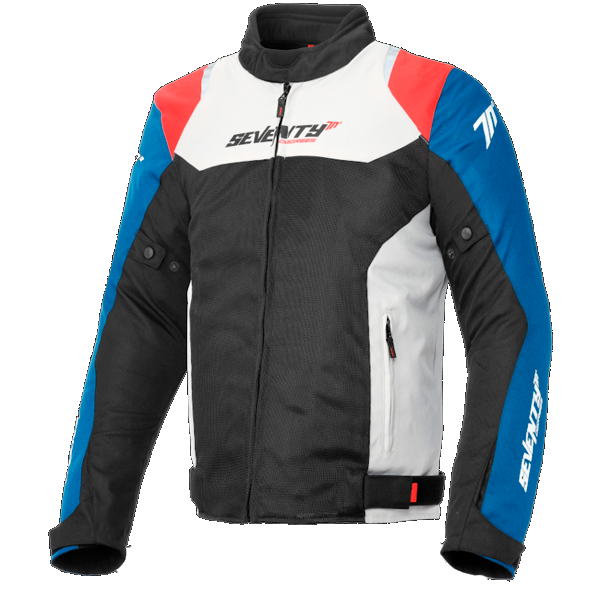 Chaqueta Seventy SD-JR48 Summer negro rojo azul