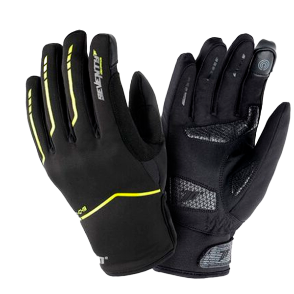 Guante Seventy SD-C49 negro amarillo
