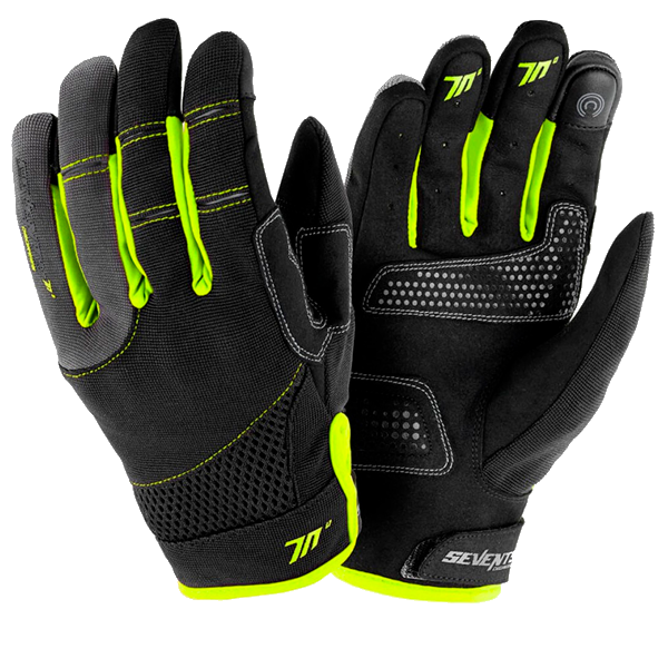 Guante Seventy SD-C48 negro amarillo
