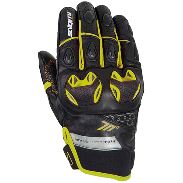 Guante Seventy SD-N32 negro amarillo