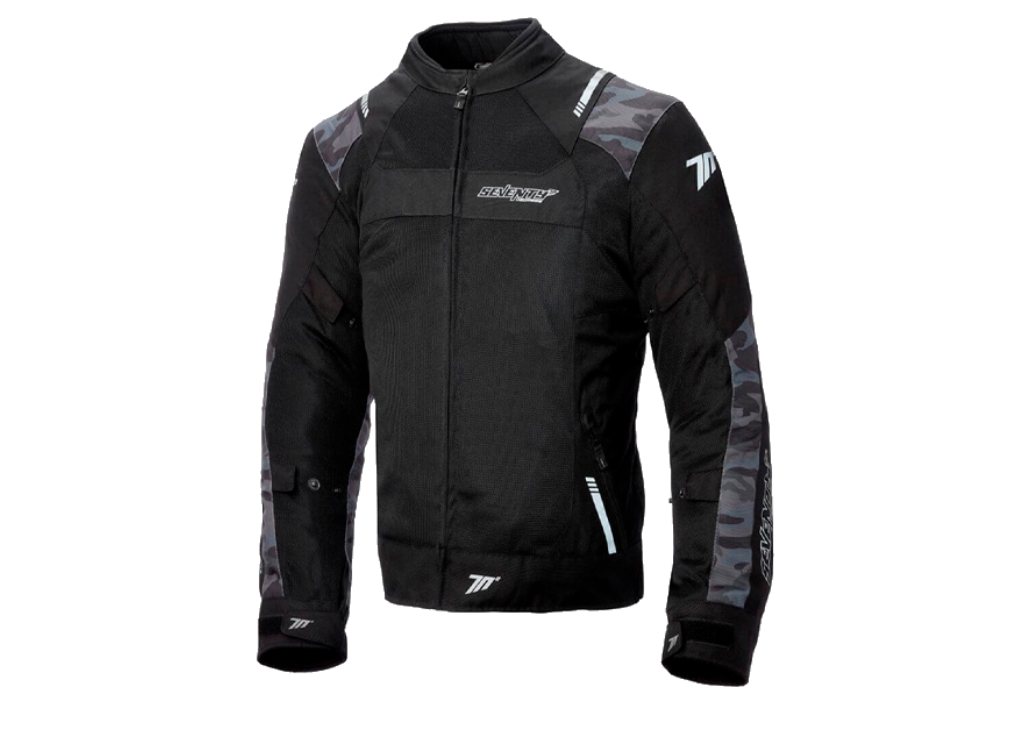 Chaqueta Seventy SD-JR52 Summer negro camuflaje