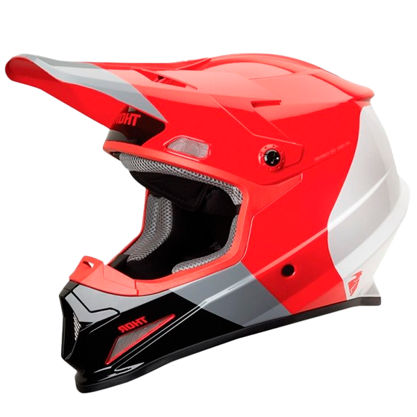 Casco Thor Sector Bomber S9 Mips rojo blanco