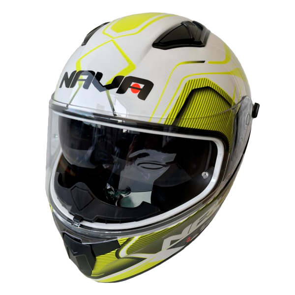 Casco Nava Targo amarillo/blanco