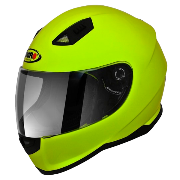 Casco Shiro Sh-881 Amarillo Fluor