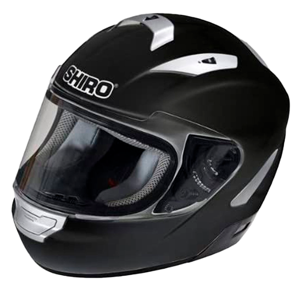 Casco Shiro Sh-7000 Solid Negro (Tara)