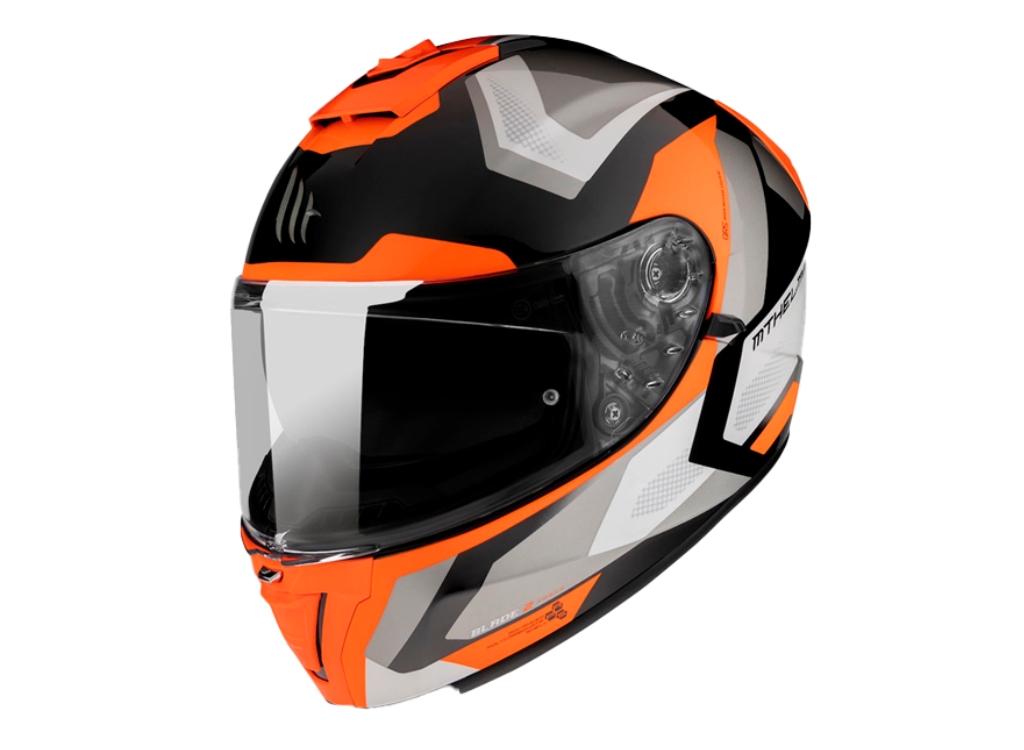 Casco MT Blade 2 Sv Finishline D4 Naranja