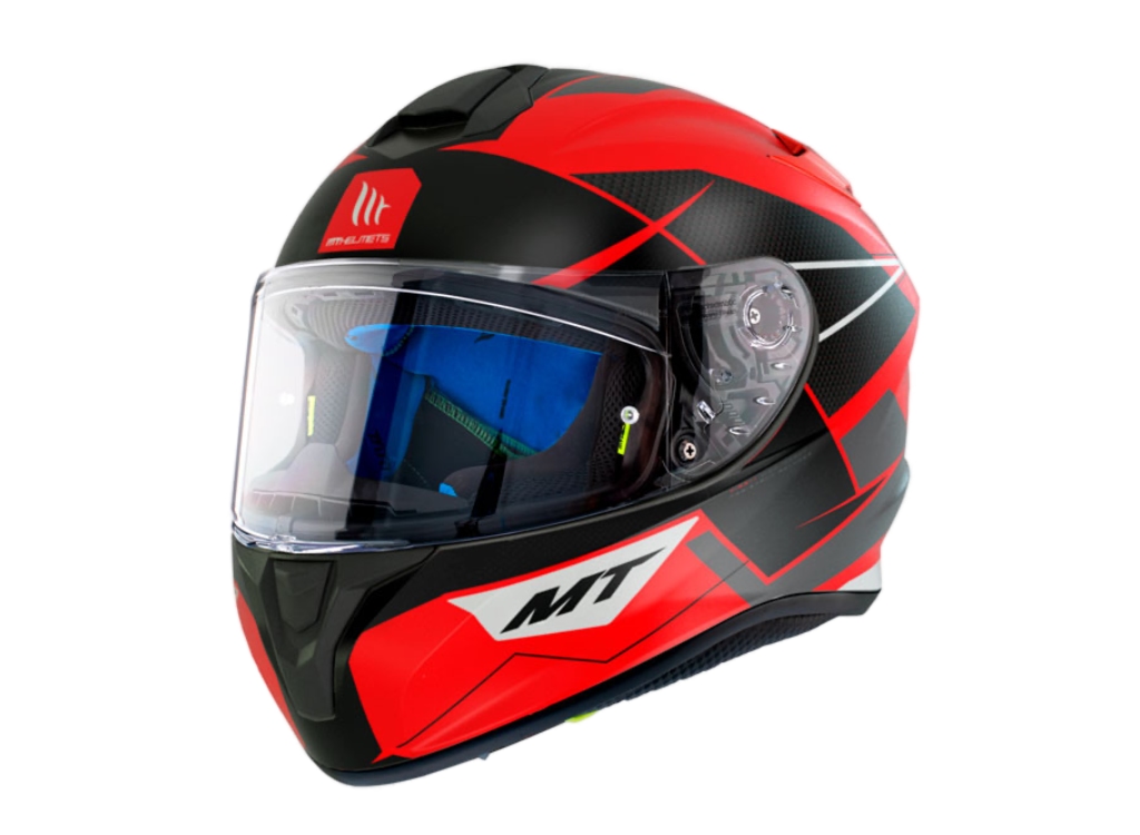 Casco MT Targo Podium D5 Rojo Mate