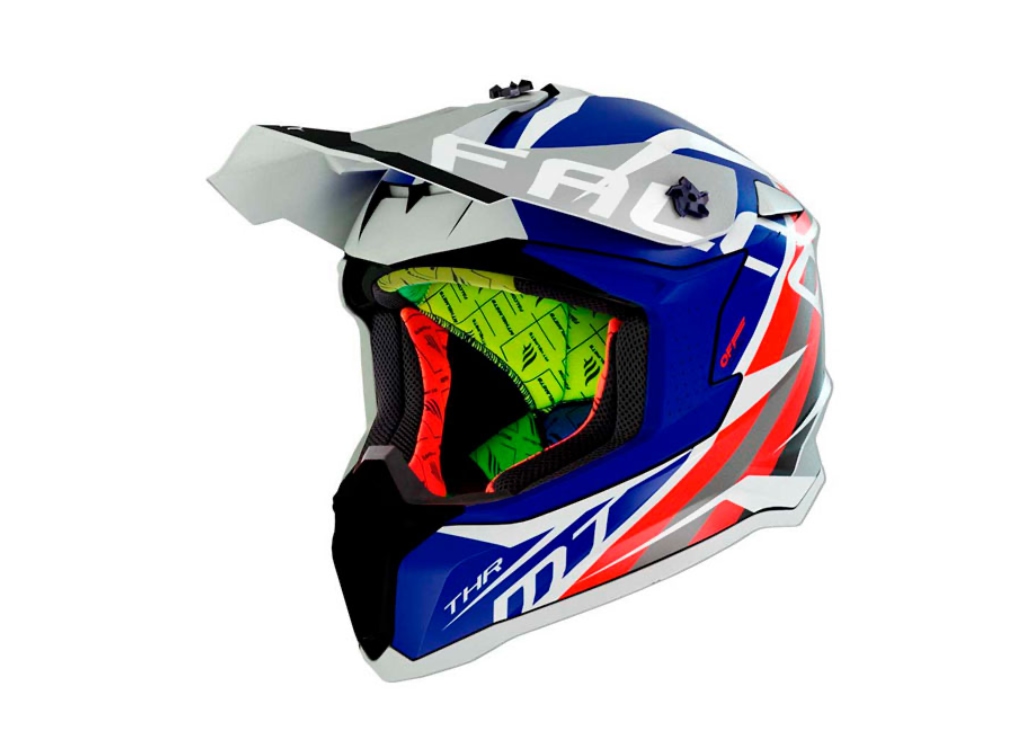 Casco MT Falcon Thr A7 azul