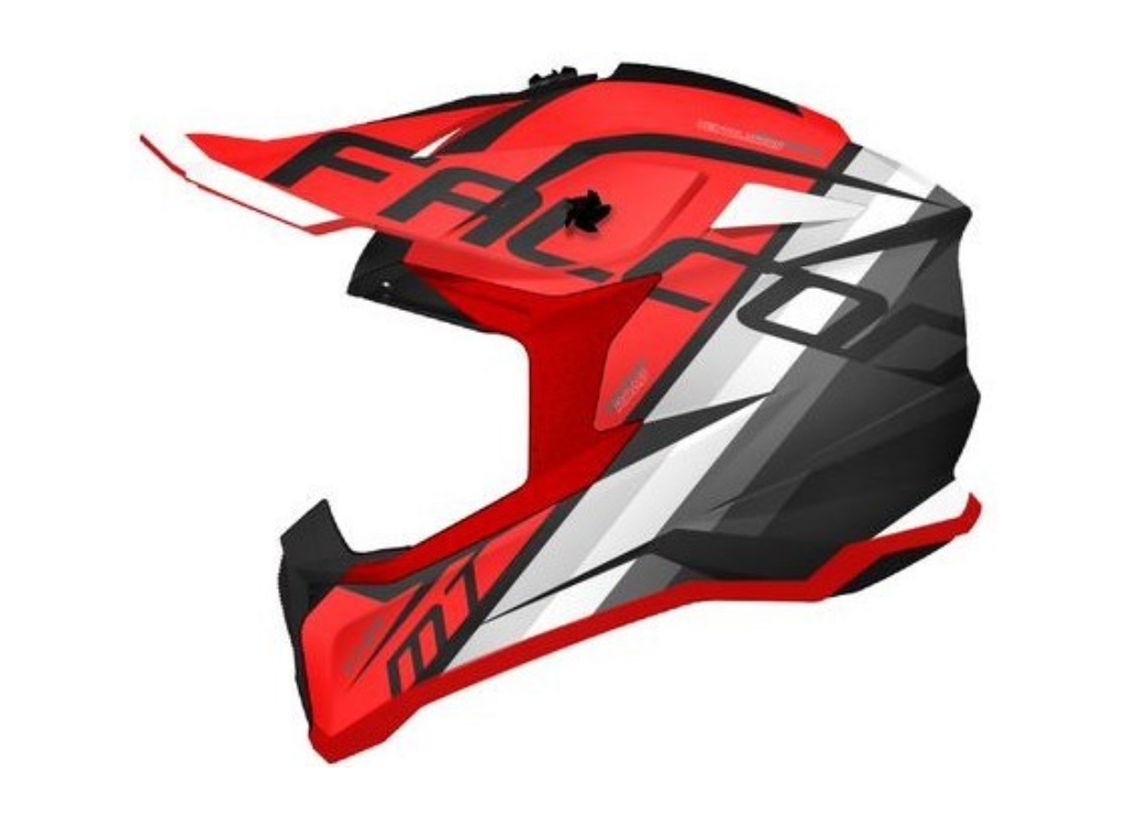 Casco MT Falcon Thr B5 rojo